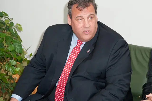 Chris Christie earlier this month